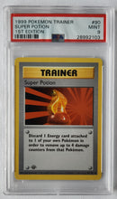 1999 Pokemon Trading Card Game Super Potion Trainer 1st Edition Base Set PSA 9