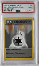 1999 Pokemon Trading Card Game Double Colorless Energy 1st Edition Base Set PSA 9